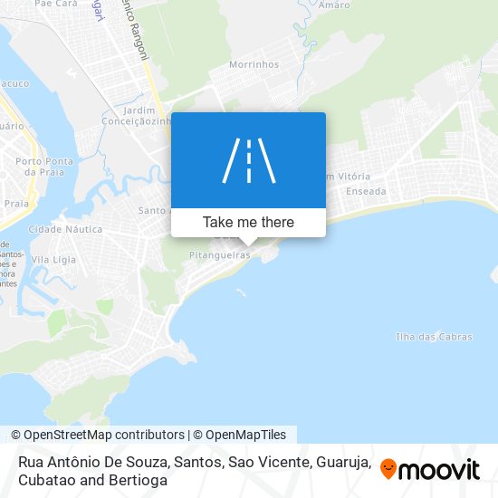 Mapa Rua Antônio De Souza