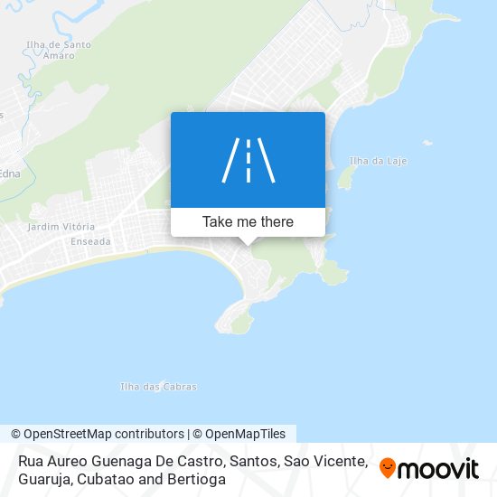 Mapa Rua Aureo Guenaga De Castro