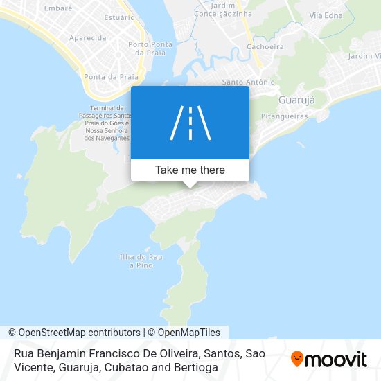 Rua Benjamin Francisco De Oliveira map