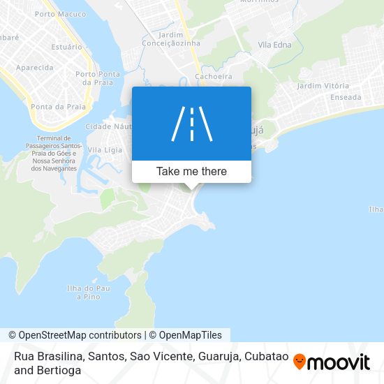 Rua Brasilina map