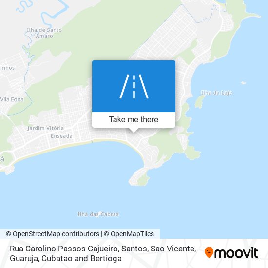 Mapa Rua Carolino Passos Cajueiro