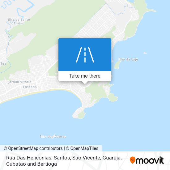 Rua Das Heliconias map