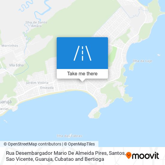 Mapa Rua Desembargador Mario De Almeida Pires