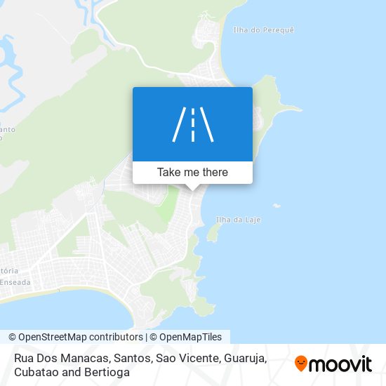 Mapa Rua Dos Manacas