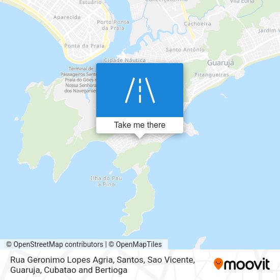 Rua Geronimo Lopes Agria map