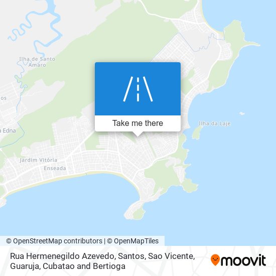 Mapa Rua Hermenegildo Azevedo