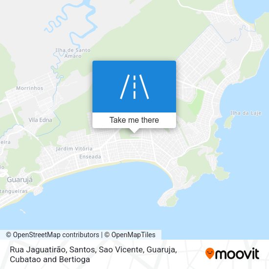 Rua Jaguatirão map