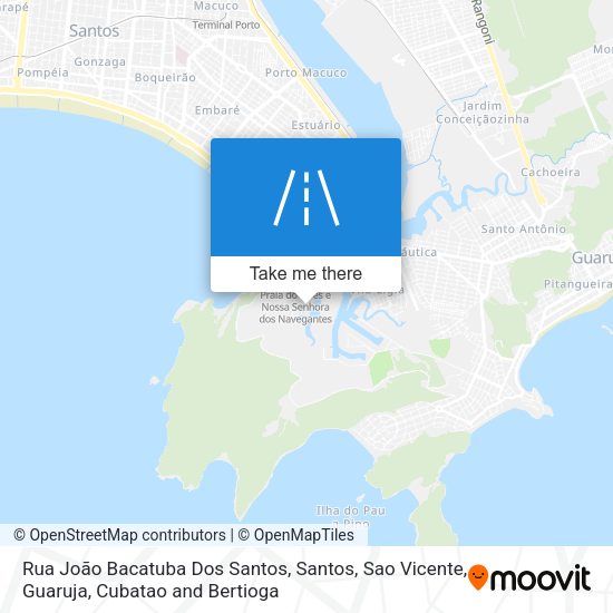 Rua João Bacatuba Dos Santos map