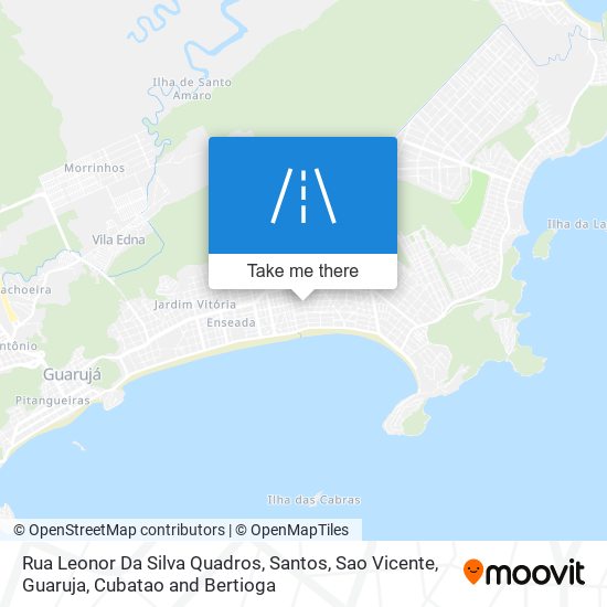 Mapa Rua Leonor Da Silva Quadros