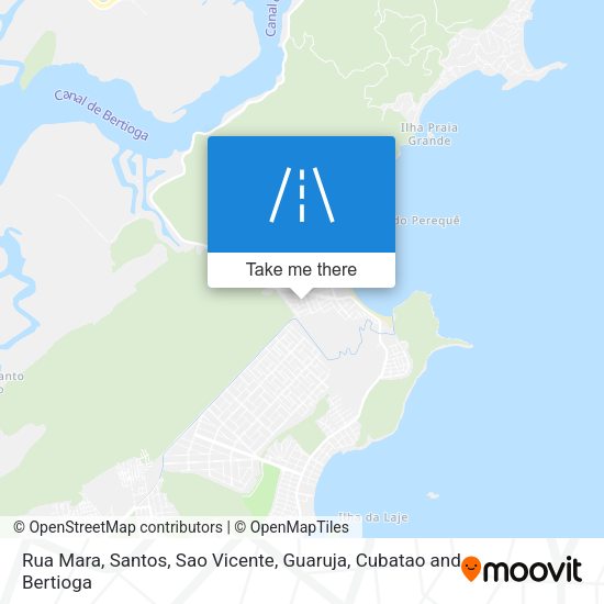 Rua Mara map