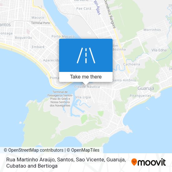 Rua Martinho Araújo map