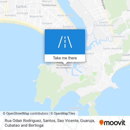 Rua Odair Rodriguez map