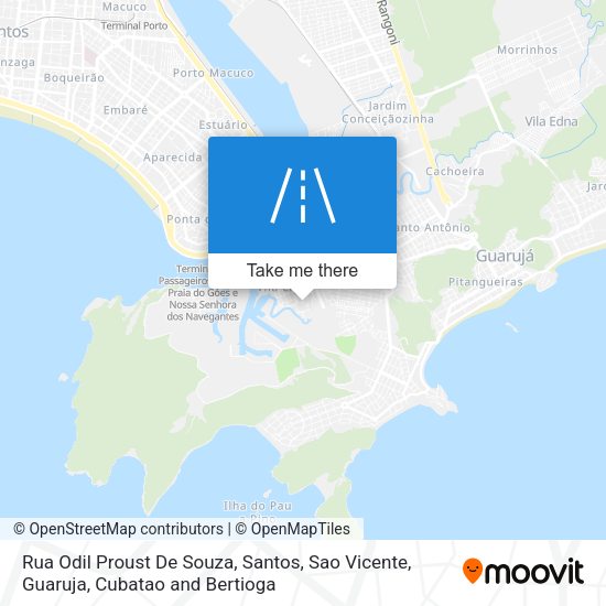 Rua Odil Proust De Souza map