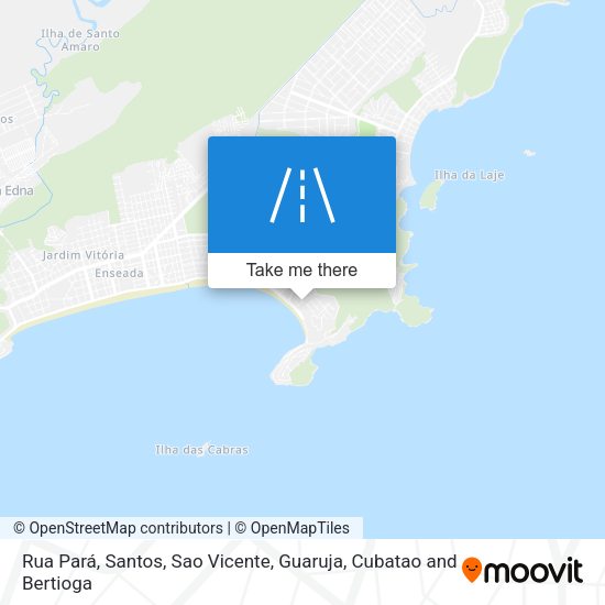 Rua Pará map