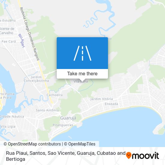Rua Piaui map