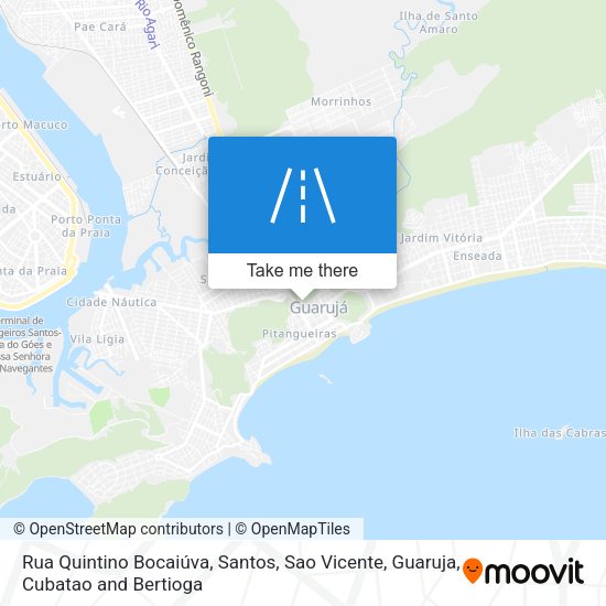 Rua Quintino Bocaiúva map