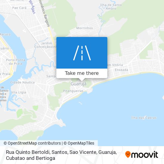 Mapa Rua Quinto Bertoldi