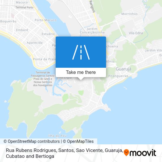 Rua Rubens Rodrigues map