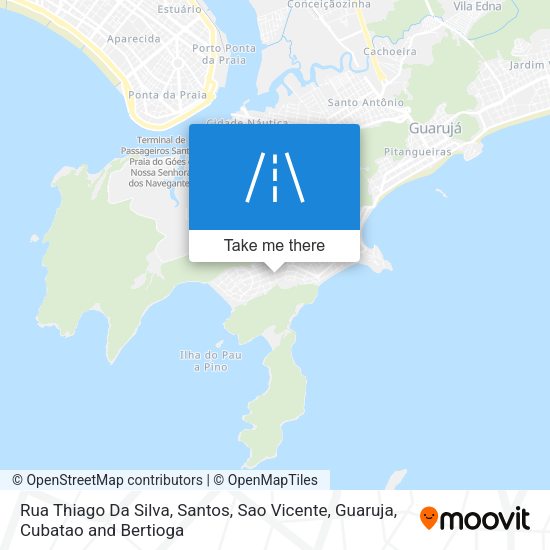 Rua Thiago Da Silva map