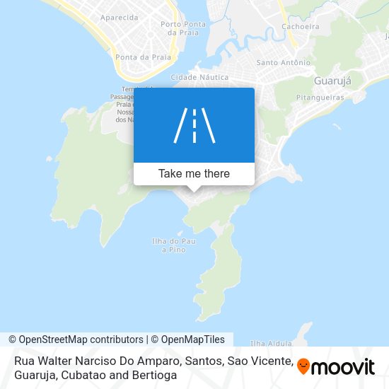 Rua Walter Narciso Do Amparo map