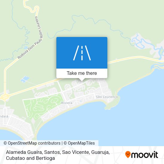 Alameda Guaíra map