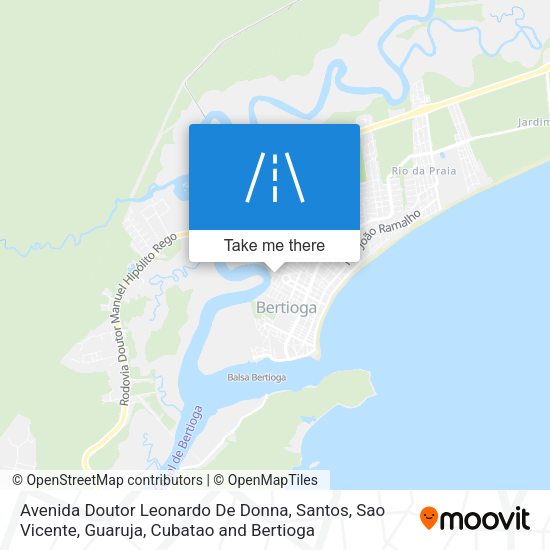 Avenida Doutor Leonardo De Donna map