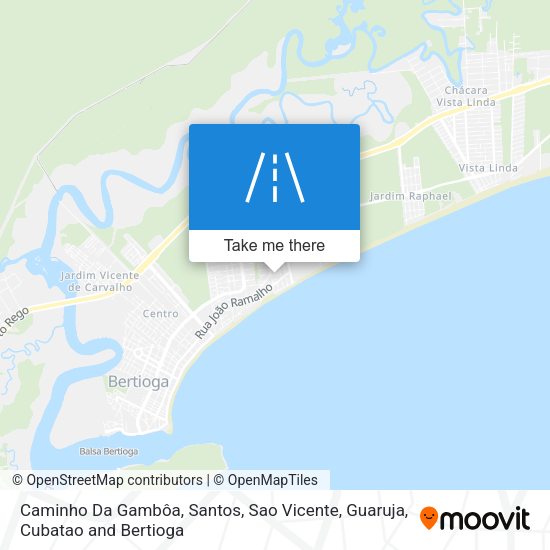 Caminho Da Gambôa map