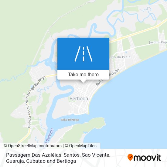 Passagem Das Azaléias map