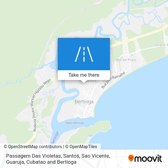 Passagem Das Violetas map