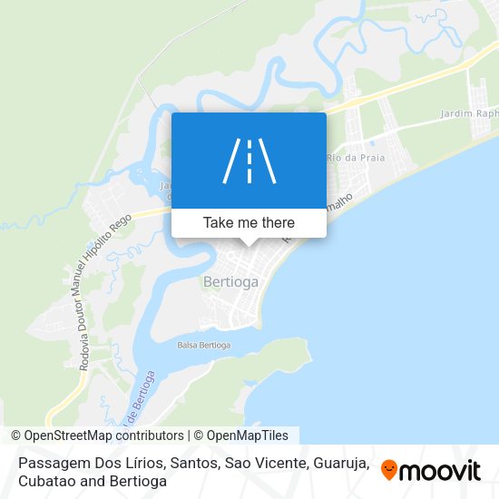 Passagem Dos Lírios map