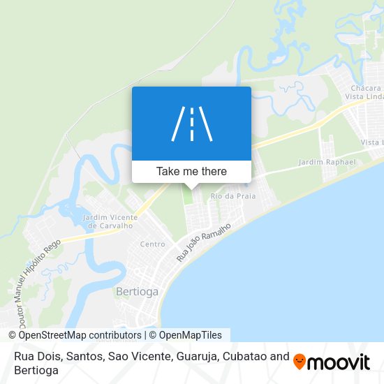 Rua Dois map