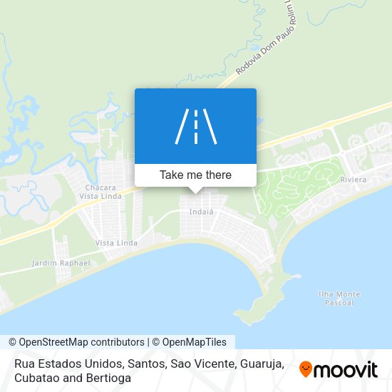 Rua Estados Unidos map