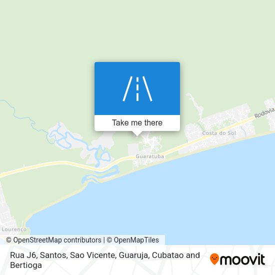 Rua J6 map