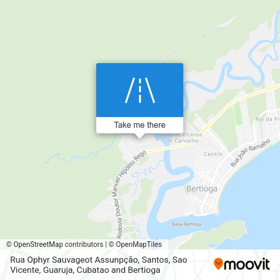 Rua Ophyr Sauvageot Assunpção map