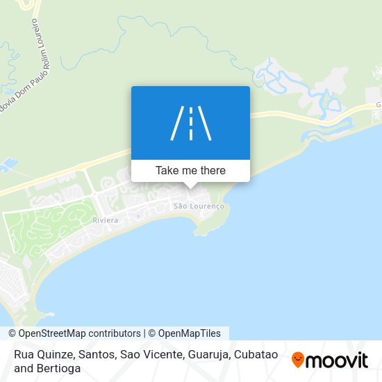 Rua Quinze map