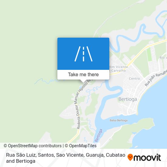 Rua São Luiz map