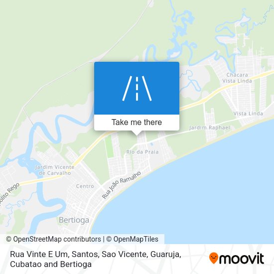 Rua Vinte E Um map