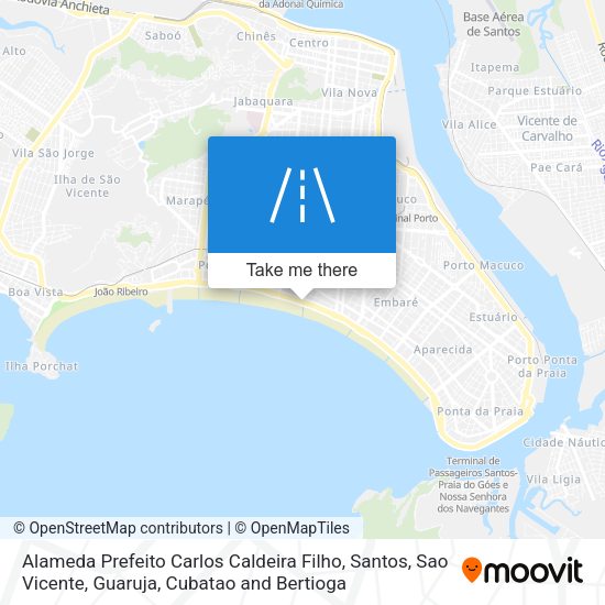 Alameda Prefeito Carlos Caldeira Filho map