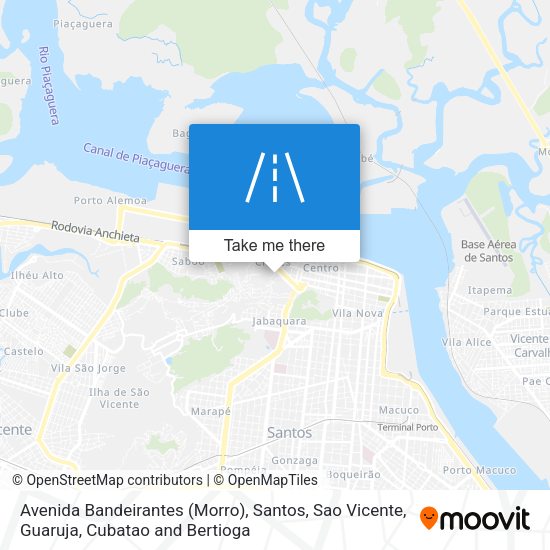 Avenida Bandeirantes (Morro) map