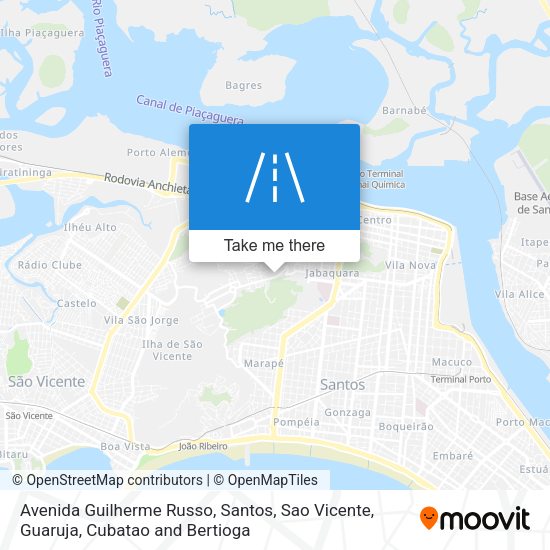 Avenida Guilherme Russo map