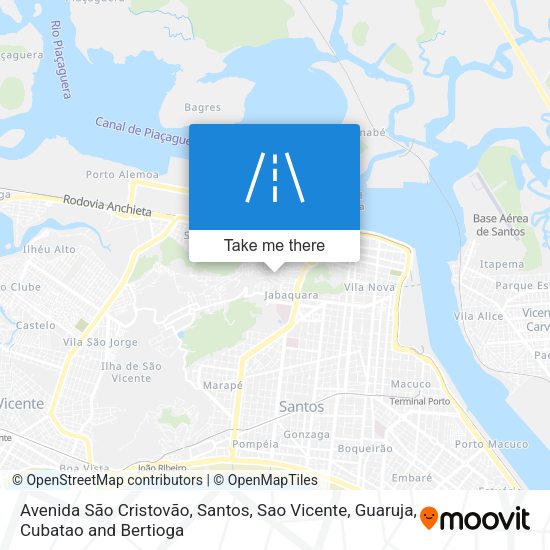 Avenida São Cristovão map