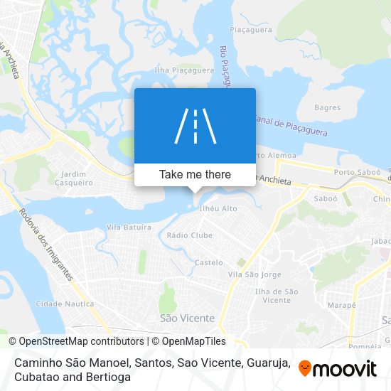 Caminho São Manoel map
