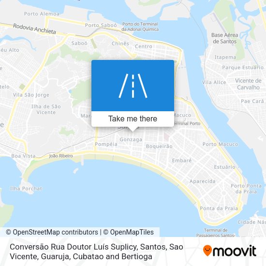 Conversão Rua Doutor Luís Suplicy map