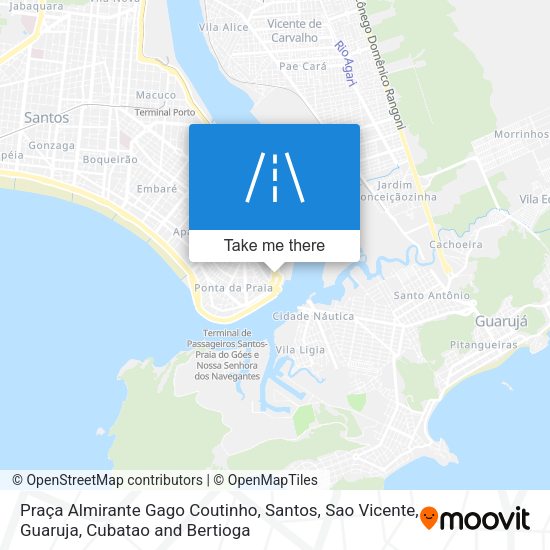 Praça Almirante Gago Coutinho map