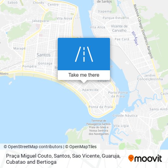 Praça Miguel Couto map