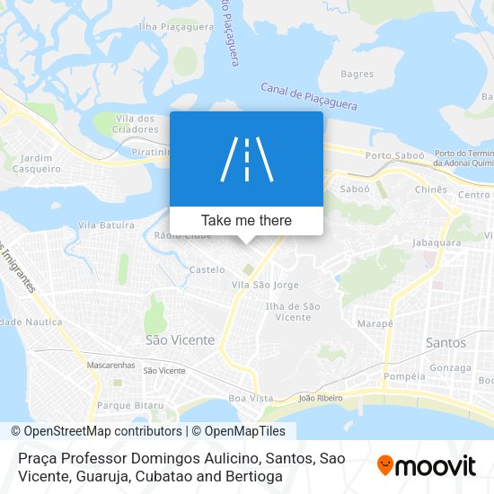 Praça Professor Domingos Aulicino map