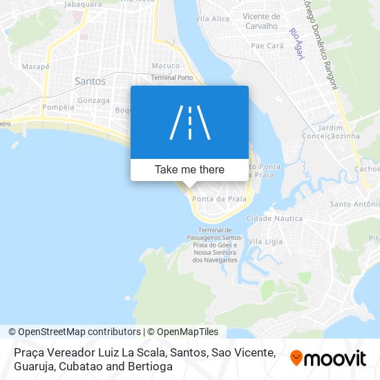 Praça Vereador Luiz La Scala map