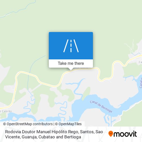 Rodovia Doutor Manuel Hipólito Rego map