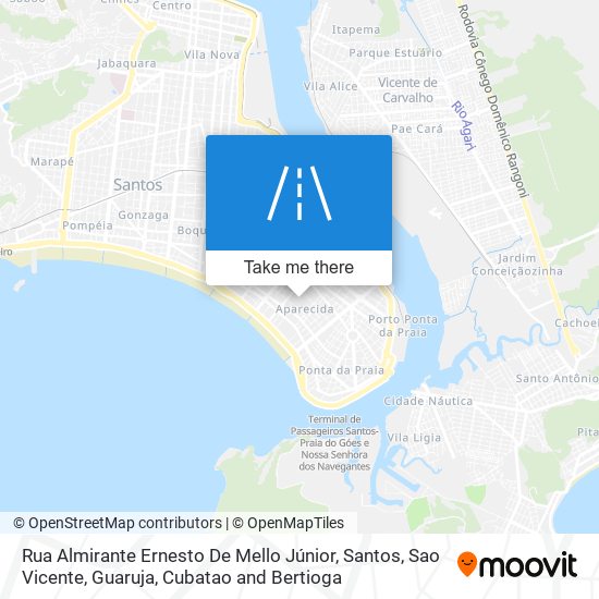 Mapa Rua Almirante Ernesto De Mello Júnior