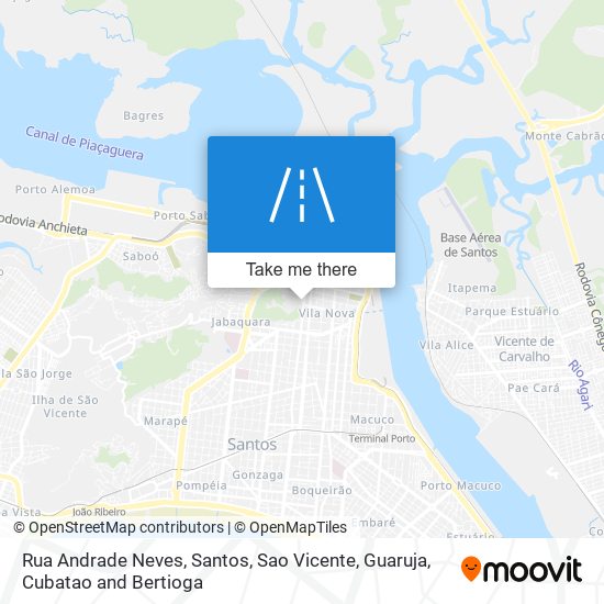 Mapa Rua Andrade Neves